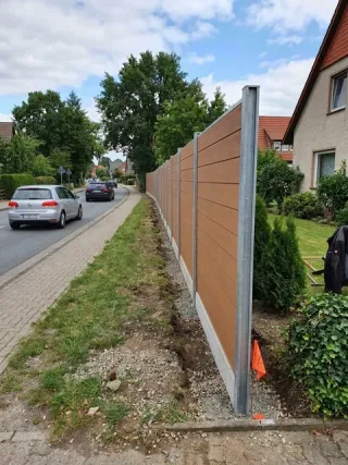 Lärmschutzzaun in Osnabrück - fachgerechte Ausführung vor Ort